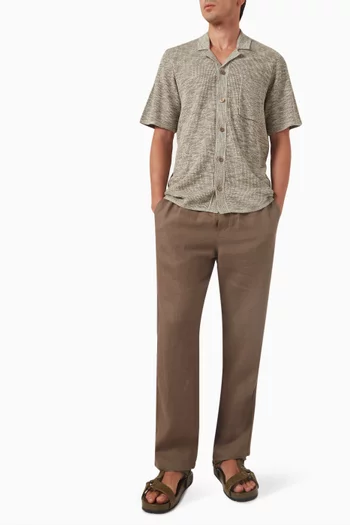 Sajabari X Pants in Linen