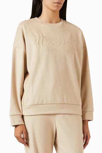 Laghi Sweatshirt in Cotton-wool Blend