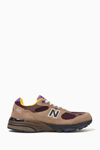 Made in USA 993 Low-top Sneakers in Suede & Mesh