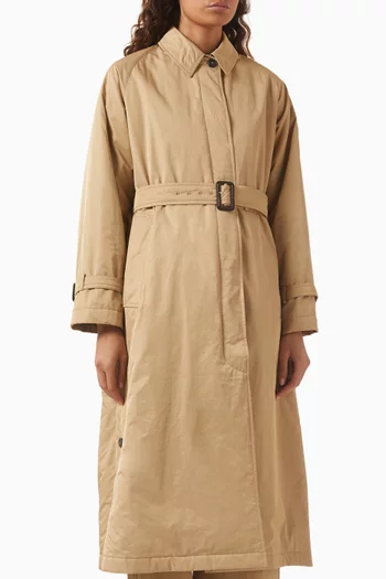 Trafoi Reversible Trenchcoat in Cotton-blend