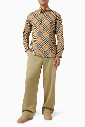 Signature Check Shirt in Cotton