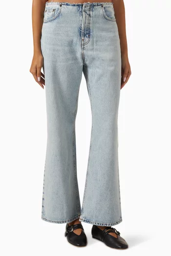 بنطال جينز كوريا دبليو بي سترومبولي بلو دينم