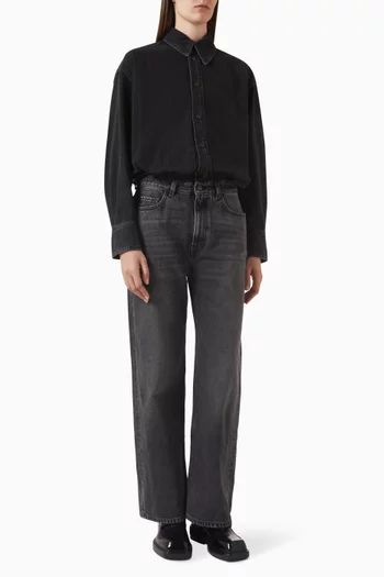 Tessie Jumpsuit in Chambray & Denim