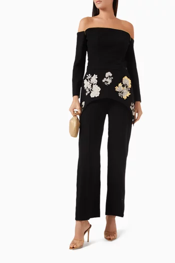 Embellished Strapless Top