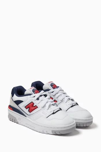 BB550 Low-top Sneakers in Leather & Mesh
