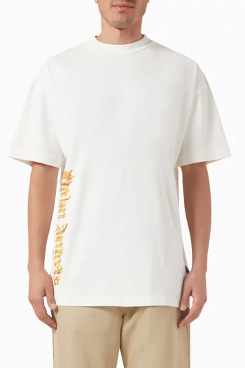 Burning Palm T-shirt in Cotton-jersey