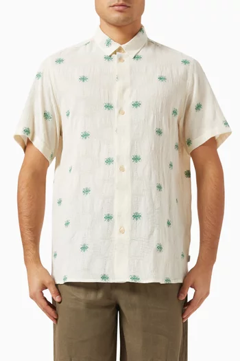 Ira Floral Shirt in Cotton