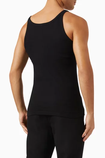 Fine-rib Singlet in Cotton