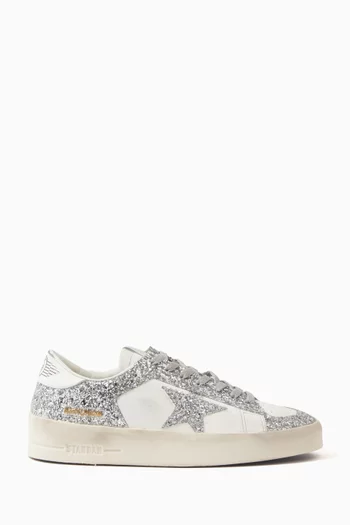 Stardan Sneakers in Glitter Leather