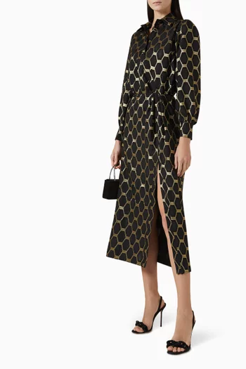 Rosina Shirt Dress in Nylon Blend