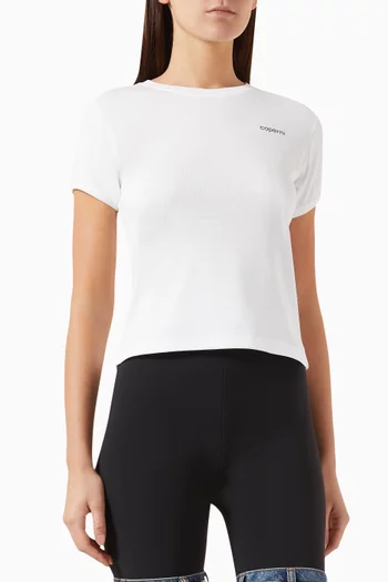 Logo Slim-fit T-shirt in Cotton