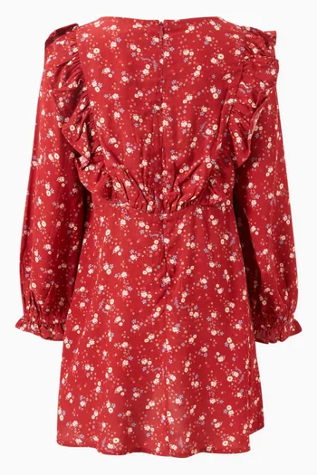 Mountain Floral Dress in  EcoVero™ Viscose
