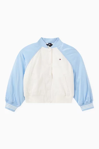 Varsity Logo Bomber Jacket