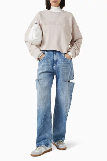 Firm Sweatshirt in Cotton Fleece