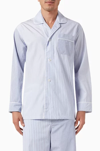 Stripe Pyjama Shirt in Cotton