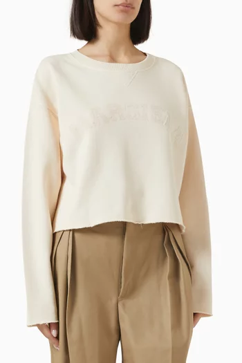 Firm Sweatshirt in Cotton Fleece