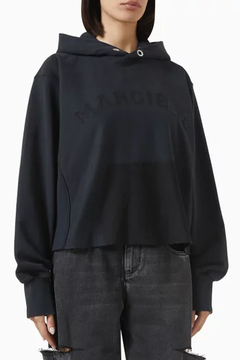 Logo Hoodie in Cotton