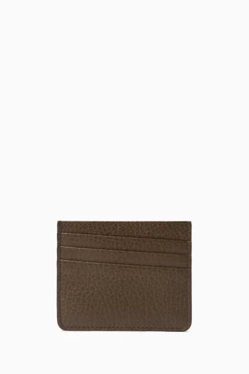 Four-stitch Card Holder in Leather