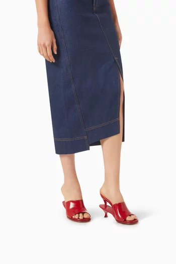 Les Doubles Mules in Leather