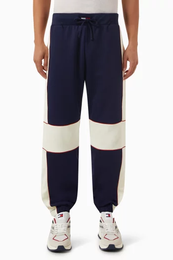 Colour-block Sweatpants in Cotton-blend