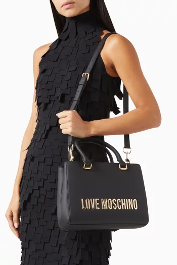 Bold Love Shoulder Bag in Faux Leather