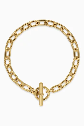 Madison® Toggle Chain Bracelet in 18kt Yellow Gold