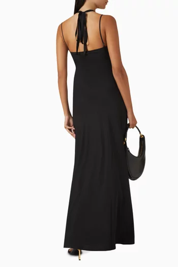 Auron Halterneck Maxi Dress