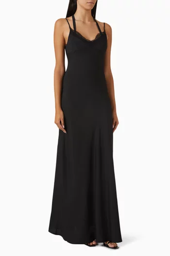 Auron Halterneck Maxi Dress