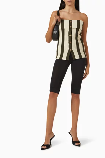 Vasia Striped Knit Top