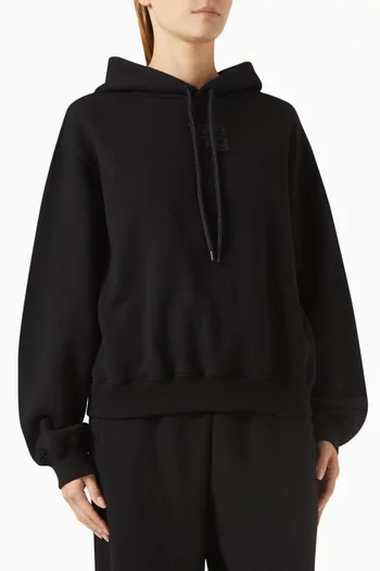 Logo-print Hoodie in Cotton