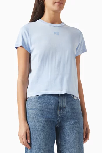 Shrunk T-shirt in Cotton