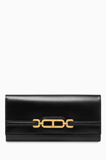Long Chain Wallet in Calf Leather