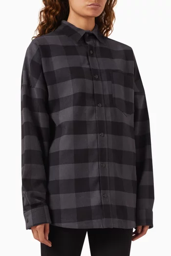 Classic Logo Overshirt in Cotton