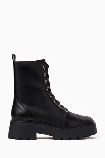 Blake Lace-up Ankle Boots in Leather