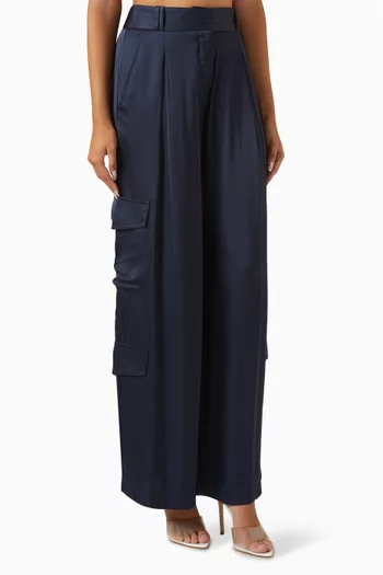 Shae Slouchy Cargo Pants in Viscose