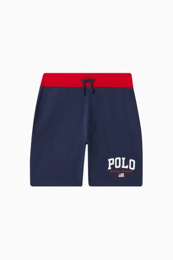 Polo Logo Shorts in Cotton