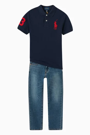 Pony Polo Shirt in Cotton-piqué