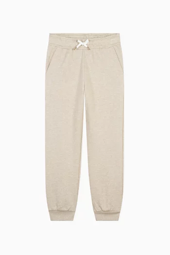 Embroidered Sweatpants in Cotton
