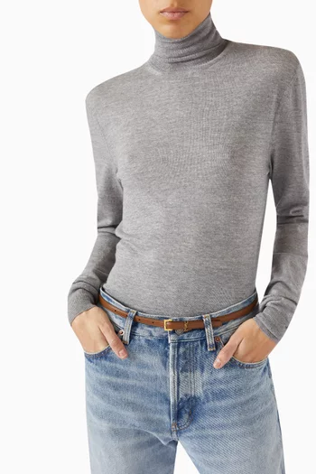 Cassandre Extra-thin Belt in Leather