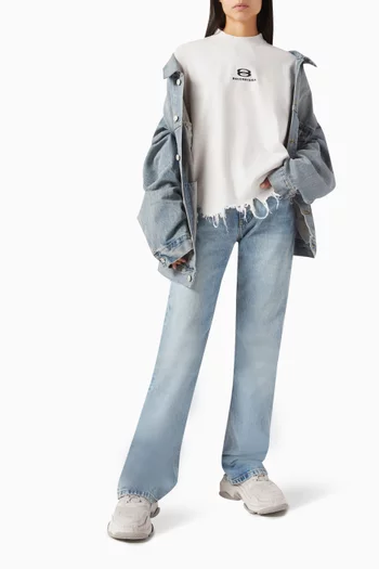 Low-rise Straight-leg Jeans