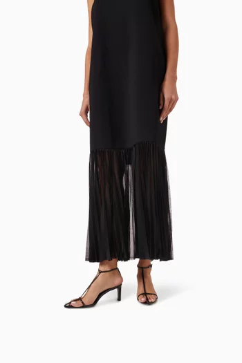 Point-toe Sandals in Leather