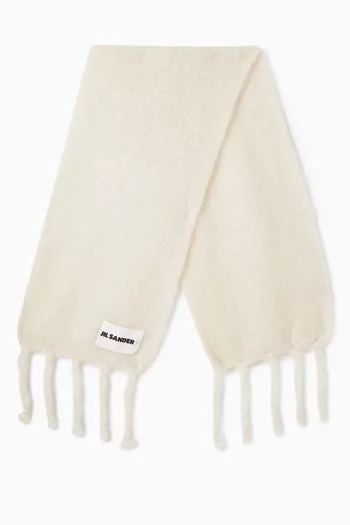 Fringed Scarf in Wool