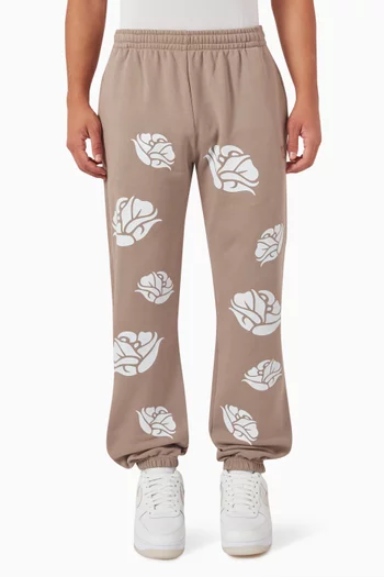 Rose Garden Sweatpants in Cotton