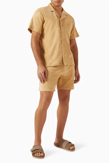 Short-sleeve Shirt in Organic Cotton Terry