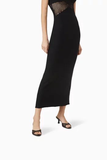 Brigitte 55 Mules in Mesh