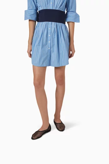 Alba Ballet Flats in Crochet Leather