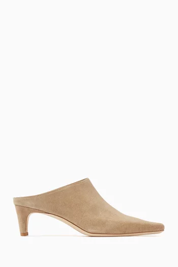 Wally 55 Mules in Suede