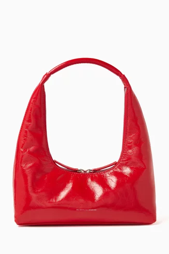 Hobo Shoulder Bag in Leather