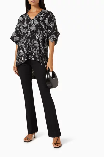 Tristan Oversized Top in Viscose