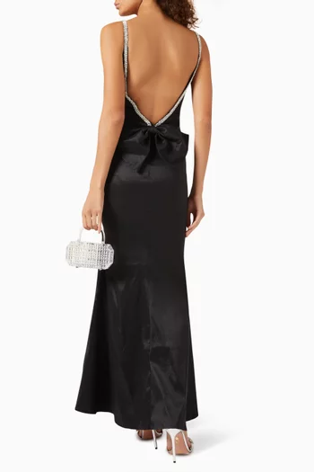 Cynthia Open-back Gown